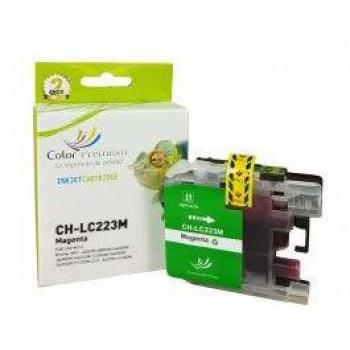 Cartucho de tinta compatible LC223 color magenta