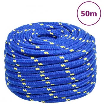 Cuerda de barco polipropileno azul 20 mm 50 m