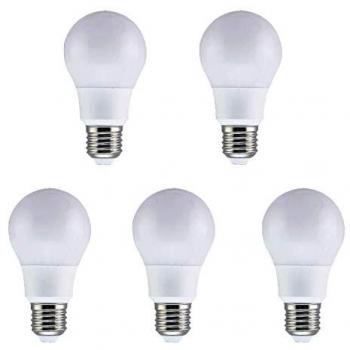 Bombilla LED estándar 8W 220-240V E27 6400K luz fría (Pack de 5 unidades)