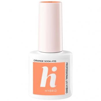 Esmalte Semipermanente Hi Hybrid 115 Naranja Soda - 5 ml Unisex Adulto