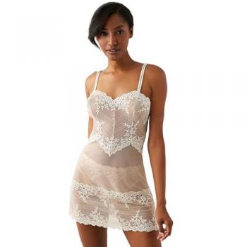 Wacoal Women's Embrace Lace Chemise - Beige Spandex - Medium