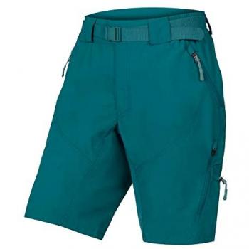 Endura Pantalones Cortos Hummvee II con Badana para Mujer en Verde Claro - Talla S