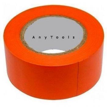 2x Cinta Adhesiva PVC 50mm X 33m Naranja Libre de Residuos