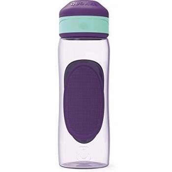 Quokka Splash - Aqua Violet 730 ML | Botella de Agua Deportiva Reutilizable de Tritan sin BPA - Fácil Apertura con un Solo botón a Prueba de Fugas