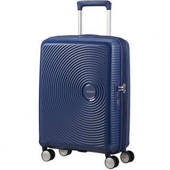 American Tourister Soundbox 55cm 4-Wheel Expandable Cabin Case - Midnight Navy