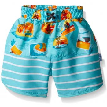 i play. 722154-637-47 - Short corto con pañal, para nadar, 2-3 años, color azul