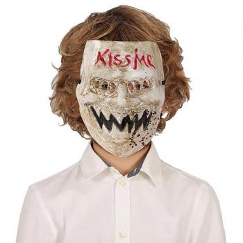 Máscara Halloween infantil La Purga Kiss Me 20045 GUIRCA