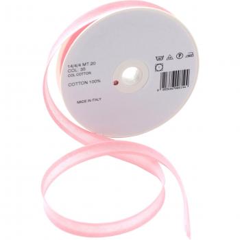 Inastri - Cinta bies de algodón, 14/ 4/ 4 mm, color rosa 35