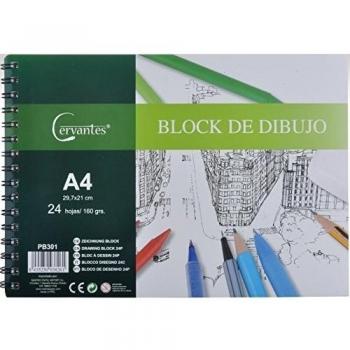 Cervantes PB301 - Block de dibujo A4