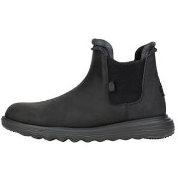 HeyDude Branson Men's Waterproof Black Sneakers - Size 45