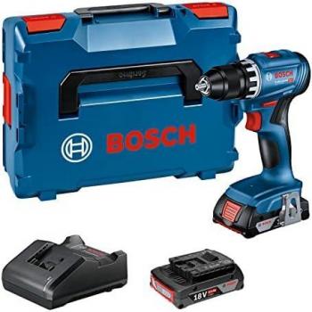 Bosch Professional GSR 18V-45 Atornillador a batería sin cable, 1900 RPM, 900 g, con par de apriete máximo de 45 Nm y diámetro máximo de torn