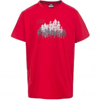 Trespass Router Camiseta de Manga Corta, Hombre, Red, 2XS