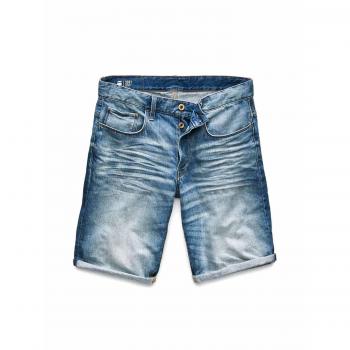 G-Star Raw Men's 3301 Denim Shorts, Medium Aged Blue, Casual Cotton