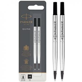 Parker 51 pluma estilográfica | cuerpo azul medianoche con adorno cromado | plumín mediano con cartucho de tinta negra | estuche de regalo