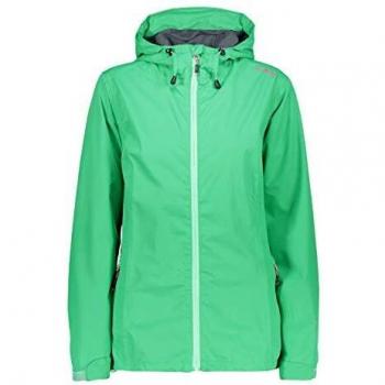 Chaqueta de lluvia con capucha CMP verde mujer - 3XL