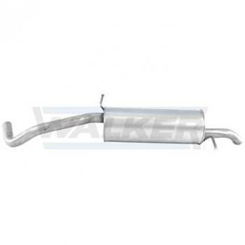 Silencioso Trasero Walker 24154 - Silenciador trasero para vehículos, diseñado para reducir el ruido del escape, incluye kit de y separador, fabricado con materiales duraderos y resistentes a la corrosión
