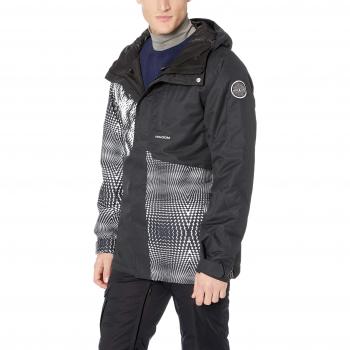 Volcom 17 Forty INS Chaquetas de Esquí, Hombre, Negro / Blanco, S