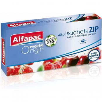 Alfapac - Bolsas de congelación, pequeña, biodegradable, pack de 3