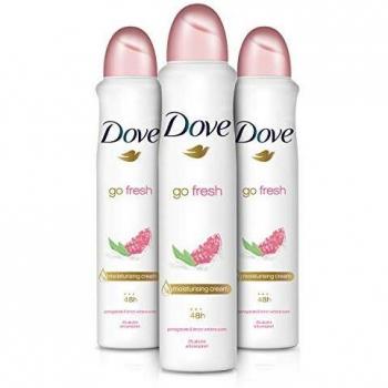 12x Dove Go Fresh Deo Deodorant Spray with Pomegranate 250l 48h!