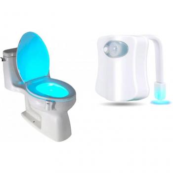 Luz LED LightBowl para el WC con sensor crepuscular y 8 colores personalizables