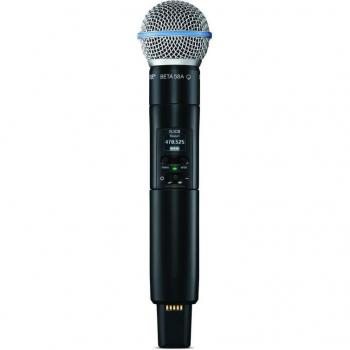 Shure SLXD2/B58 Handheld Digital Transmitter with Beta 58 Microphone Capsule, H55: 514-558MHz