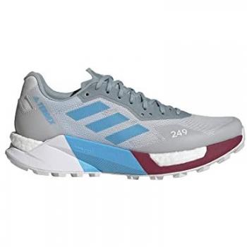Adidas Terrex Agravic Ultra W, Zapatillas de Trail Running para Mujer, Color Dash Grey/Sky Rush/Legacy Burgundy, Talla 38 2/3 EU