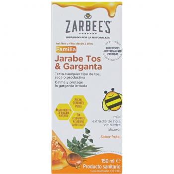 Zarbee's Naturals Children's Cough Syrup + Mucus with Dark Honey & Ivy Leaf, Natural Grape Flavor, 150ml