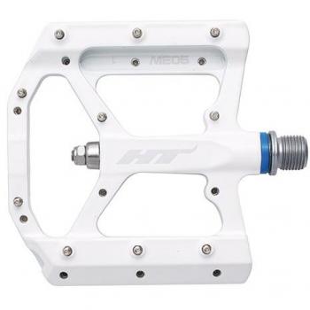 HT ME05 pedales planas magnesio Unisex, White
