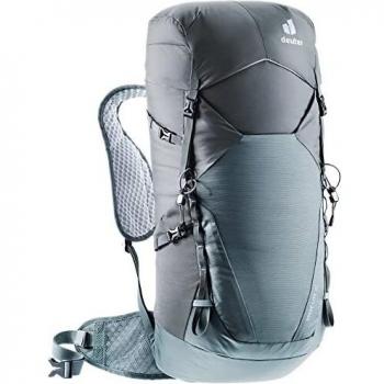 Mochila Deuter Speed Lite 30L Gris/Negro, Ligera y Resistente para Senderismo