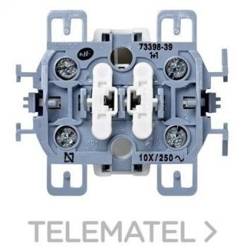 Combinación Simon 73 con 2 interruptores embornamiento tornillo 10AX 250V modelo 310165102