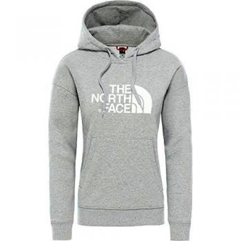 The North Face Light Drew Peak Eu - Sudadera con capucha para mujer, color TNF gris claro jaspeado, tamaño extra-small