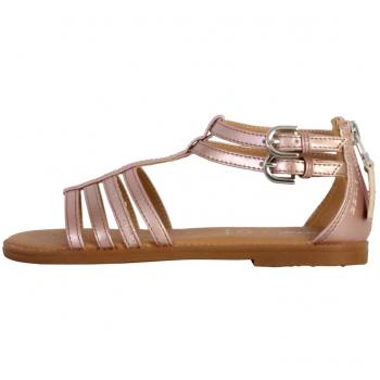 Sandalias de Cuero Geox Karly Niña Rosa Antiguo EU 39