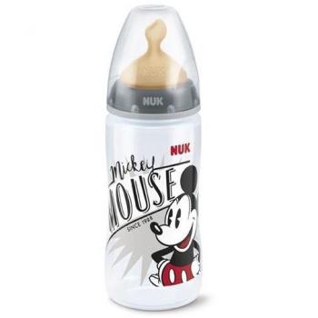 Biberón Nuk Látex 0-6M Mickey 300ml