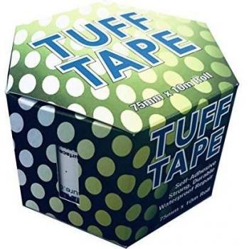 Cinta de Reparación Impermeable Autoadhesiva Tuff Tape 10m - Transparente