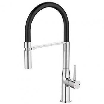 Grifo Monomando Rousseau Køben Acero Inoxidable Latón