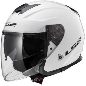 LS2 305211002M OF521 Casco Infinity Solid, Color Blanco, Tamaño M