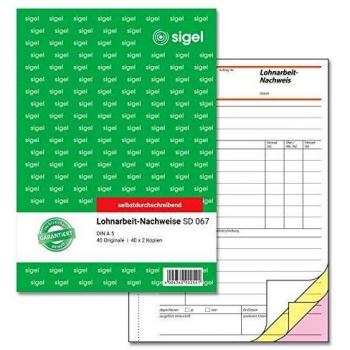 Sigel SD067 - Certificado de trabajo con salario