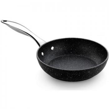 Monix Mineral Grill Cuadrado Liso, Aluminio Forjado, Piedra, 24 cm