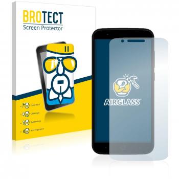 BROTECT Protector Pantalla Cristal Híbrido Compatible con Vernee Thor Protector Vidrio - [Dureza 9H, Anti-arañazos]