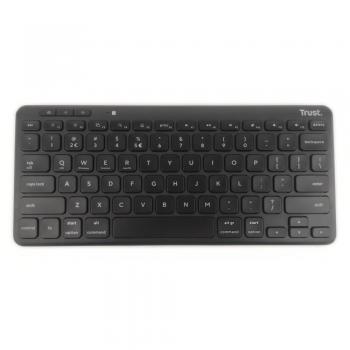 Teclado Inalámbrico Trust Lyra Compacto Multidispositivo con Layout USA