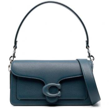 Bolso de hombro mediano de piel Tabby en azul con bandolera extraíble