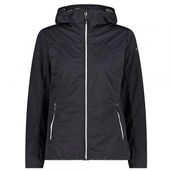 CMP Women's Waterproof Hooded Jacket - Black - Size 40