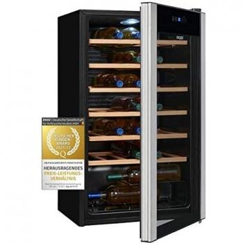 Exquisit Nevera para Vinos WS1-34-GTE-030G negro | 93 L de capacidad neta, color negro