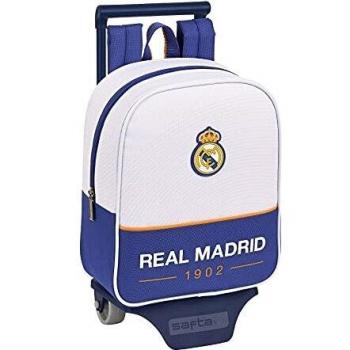 safta Real Madrid, Mochila Unisex niños, Azul/Blanco, M