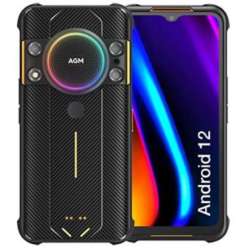 Smartphone AGM H5 128GB Dual SIM Resistente Android 12 Cámara Triple Visión Nocturna Batería 7000mAh IP68/IP69K