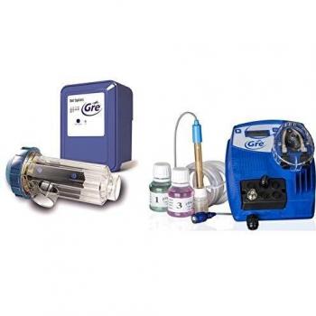 Gre SCGPH60 – Clorador Salino + Controlador de pH, para Piscinas de hasta 60 m3, 12 gramos/hora