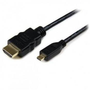 StarTech.com 3m Micro HDMI to HDMI Cable with Ethernet - 4K 30Hz Video - Durable High Speed Micro HDMI Type-D to HDMI 1.4 Adapter Cable/Converter Cord - UHD HDMI Monitors/TVs/Displays