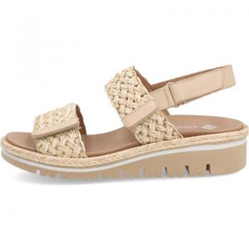 Sandalias de Mujer PIESANTO con cuña en color beige
