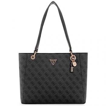Guess Noelle Women's Shopping Bag - Black, Zip Closure, One Size