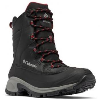 Columbia Bugaboot™ III Waterproof Hiking Boots Black/Red